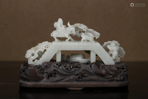 A Hetian Jade 'Story' Decoration