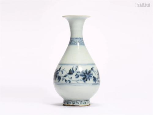 Chinese Blue-and-white Yuhuchun Vase