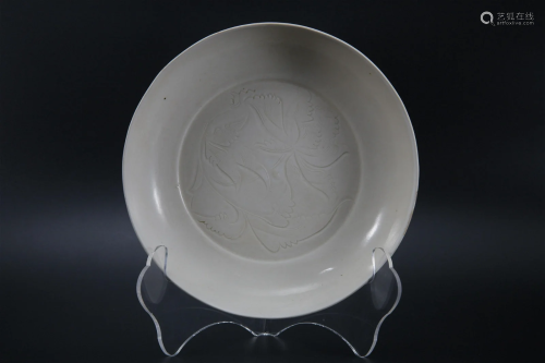 Ding Kiln Carved Dish