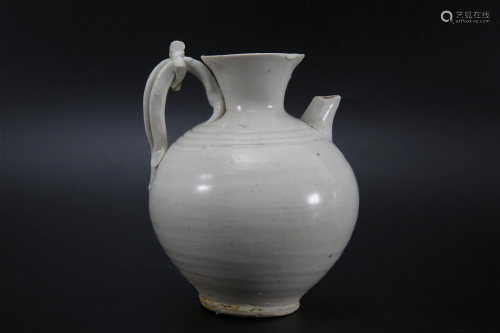 Ding Kiln White Glazed Kettle