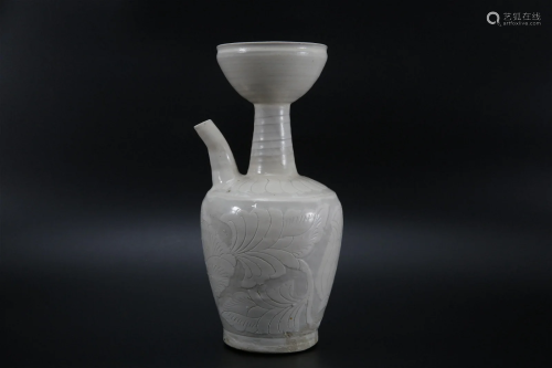 Cizhou Kiln Carved Kettle