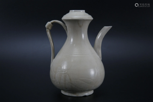 Ding Kiln White Glazed Kettle