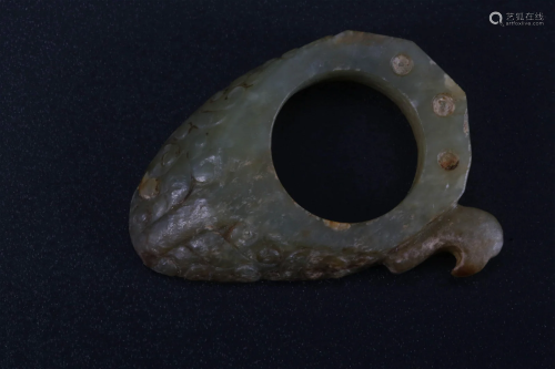 Gray Jade Ring (using for archery)