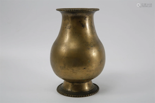 Buddhism Bronze Vase