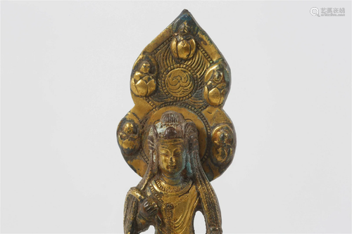 Gilt Bronze Statue of Buddha