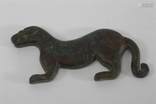 Bronze Tiger-shaped Commander's Seal