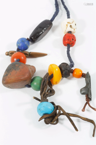 Necklace with Various Elements