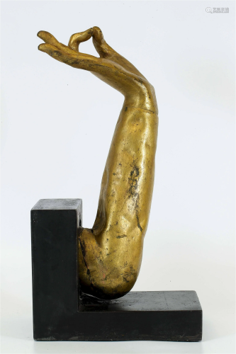 Gilt Bronze Buddha Arm