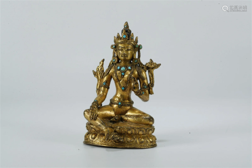 Green Tara Statue