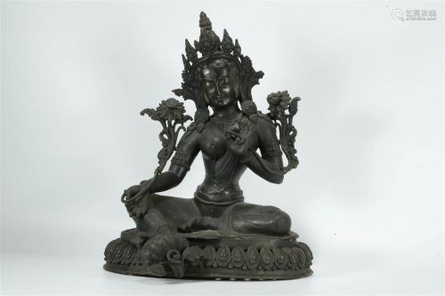 Green Tara Statue