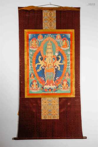 Eleven Faces Avalokitesvara with Thousand of Arms and Eyes T...