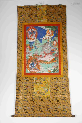 Mahasiddha Thangka