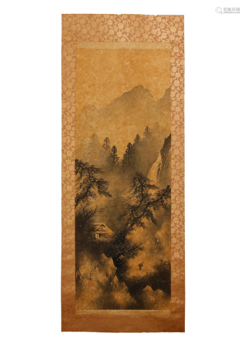 Ancient Pine Trees, Hanging Scroll