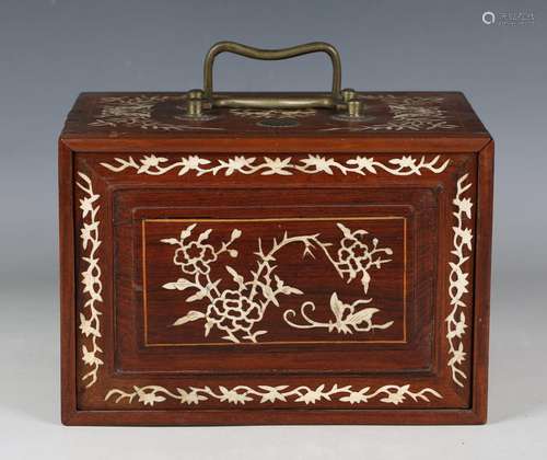 A Chinese ivory and bone mah jong set, early 20th century, t...