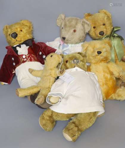 Six British Bears including Chiltern and Pedigree