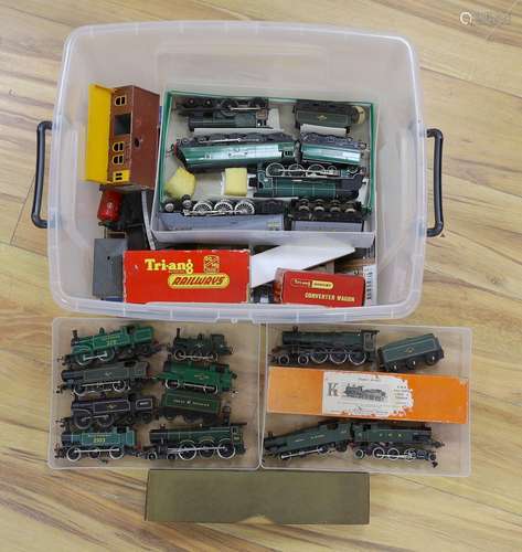 Kit built 00 gauge locomotives and tenders, others including...