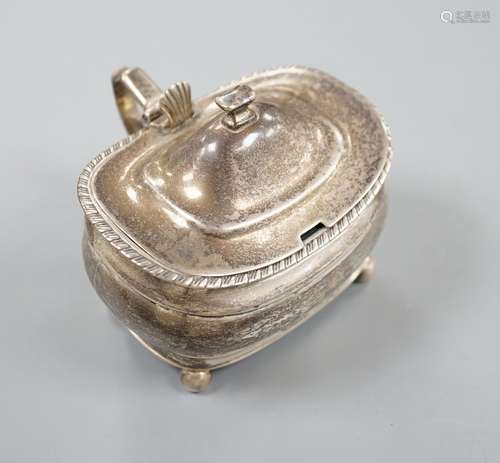 A George III silver mustard by William Bateman, London, 1816...