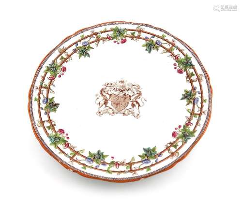 The Worshipful Company of Goldsmiths, a ceramic plate, by W....