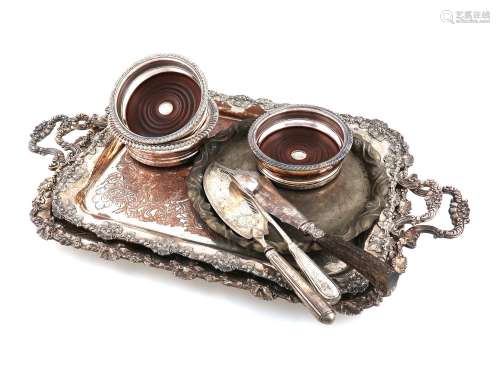 A mixed lot, comprising silver items: a 19th century Austro-...