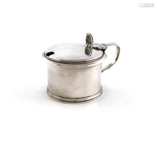 A William IV silver mustard pot, by Charles Fox, London 1836...