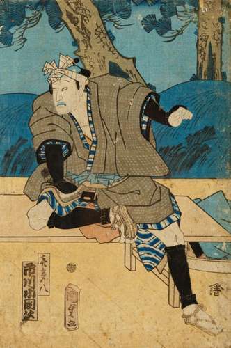 Farbholzschnitt von Utagawa Kunisada