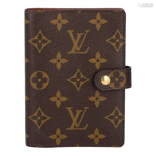 LOUIS VUITTON Agenda "FONCTIONNEL PM", Koll. 2010.