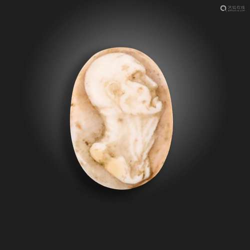 A late 16th century shell cameo of an anatomical study, depi...