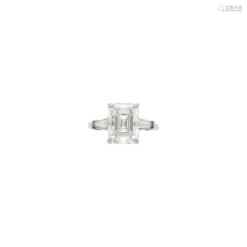 Platinum and Diamond Ring