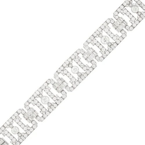 Platinum and Diamond Bracelet