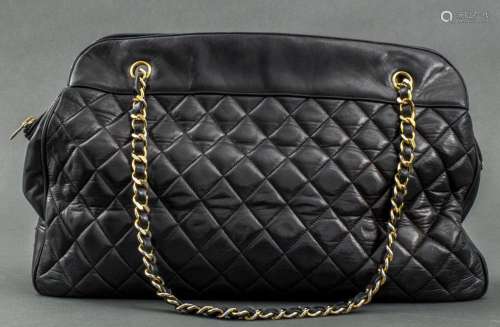 Chanel Black Quilted Leather Shoulder Bag