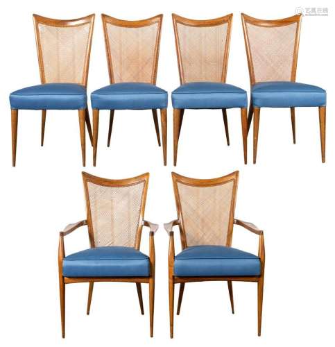 Erno Fabry Mid-Century Modern Dining Chairs, 6