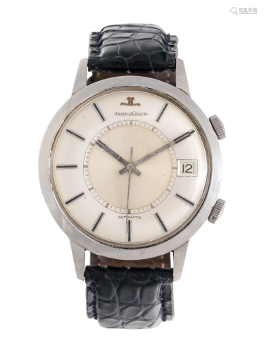 JAEGER-LeCOULTRE, MEMOVOX, STAINLESS STEEL ALARM WRISTWATCH