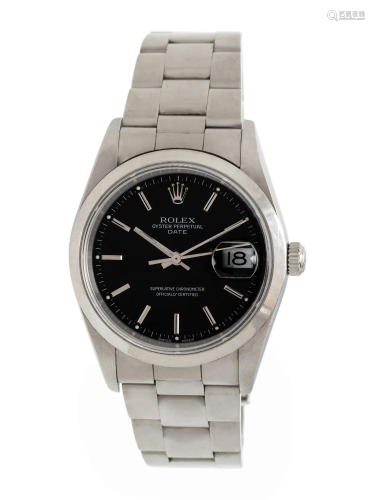 ROLEX, REF. 15200 STAINLESS STEEL 'OYSTER PERPETUAL DAT...