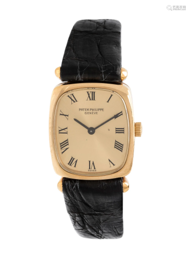 PATEK PHILIPPE, REF. 4458J 18K YELLOW GOLD WRISTWATCH