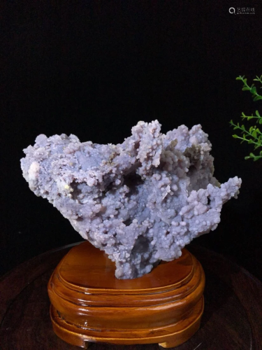 2.05 Kg Indonesia Grape Agate Original Stone Statue