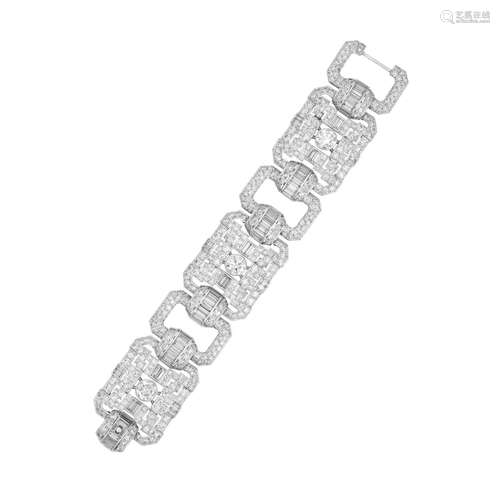 ART DECO DIAMOND BRACELET