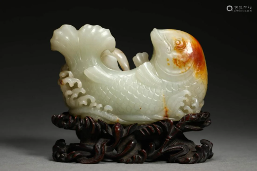 White jade ornaments of Qing Dynasty