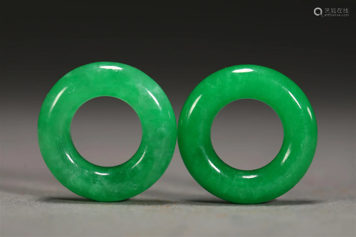 Jade ring of Qing Dynasty