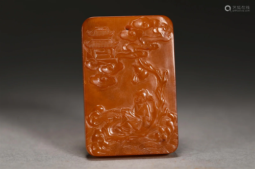 Wax brand of Qing Dynasty