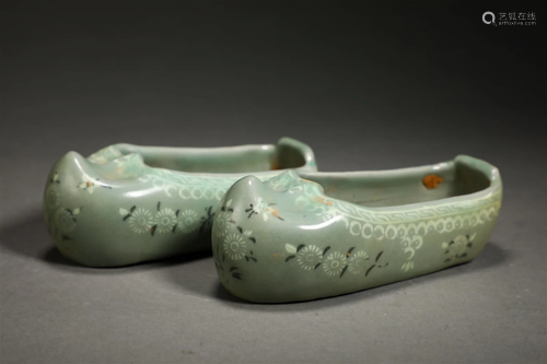 Celadon ornaments of Song Dynasty