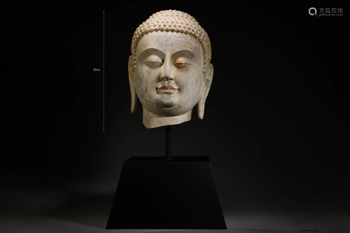 Qingshi Buddha head of Northern Wei Dynasty