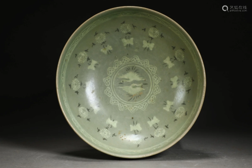 Celadon bowl of Song Dynasty