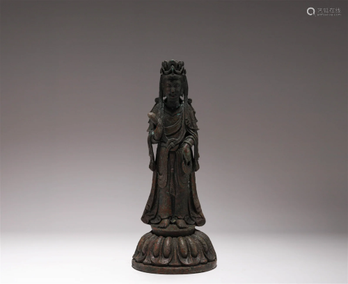 Bronze Guanyin statue of Northern Wei Dynasty