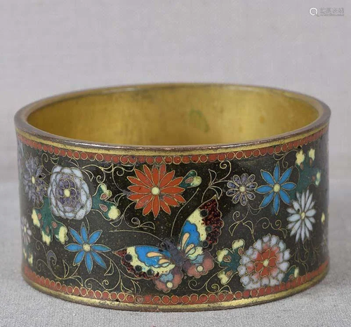 1900s Meiji Japanese CLOISONNE NAPKIN RING