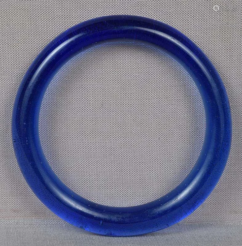 19c Chinese Peking glass blue bangle baby BRACELET