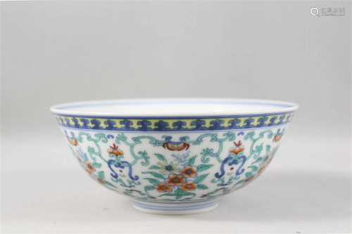 A Chinese DouCai Porcelain Bowl
