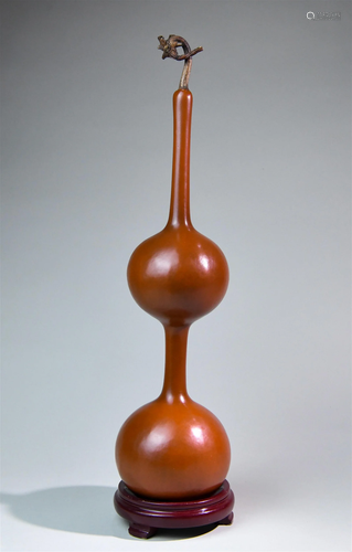 A Chinese Double Gourd Decoration