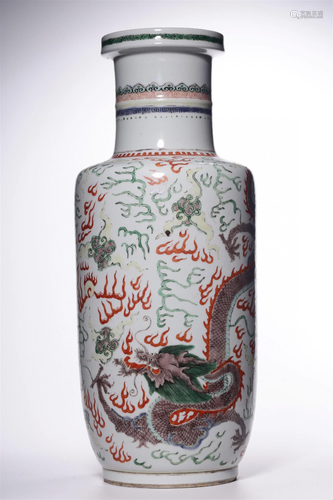 A Chinese Doucai Porcelain Vase