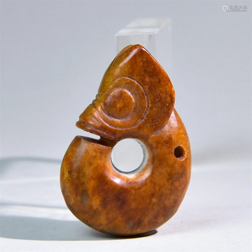 A Chinese Carved Jade Decoration