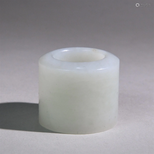 A Chinese Carved Jade Ring